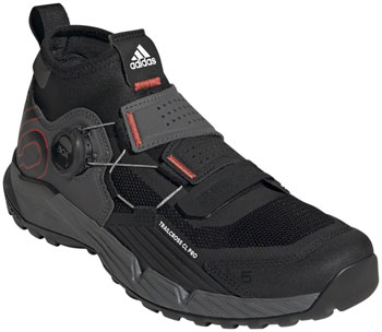 Five Ten Trailcross Pro Mountain Clipless Shoes - Women's, Gray/Black/Red, 5 Gray/Black/Red PAA Mountain Biking Shoes