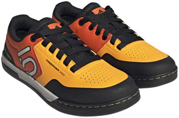 Five Ten Freerider Pro Flat Shoes - Men's, Solar Gold/Ftwr White/Impact Orange, 9 Solar Gold/Ftwr White/Impact Orange PAA Flat Pedal Shoes