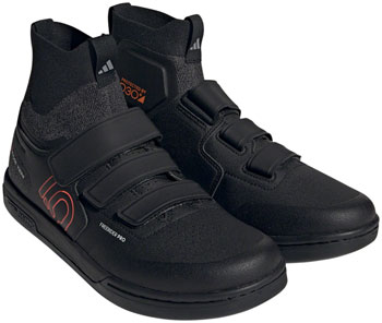 Five Ten Freerider Pro Mid VCS Flat Shoes - Men's, Core Black/Solar Red/Gray Three, 9.5 Core Black/Solar Red/Gray Three PAA Flat Pedal Shoes