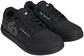 Five Ten Freerider Pro Flat Shoes - Women's, Core Black/Crystal White/Acid Mint, 8.5 Core Black/Crystal White/Acid Mint PAA Flat Pedal Shoes