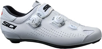 SIDI Genius 10 Road Shoes - White/White, 44.5 White EA Road Cycling Shoes