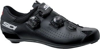 SIDI Genius 10 Road Shoes - Black/Black, 40.5 Black EA Road Cycling Shoes