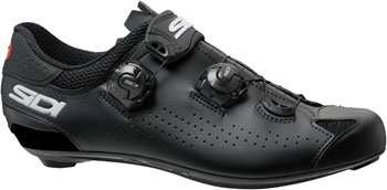 SIDI Genius 10 Mega Road Shoes - Black, 46 Black EA Road Cycling Shoes