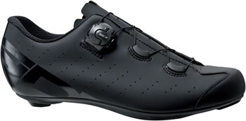 SIDI Fast 2 Road Shoes - Black, 40.5 Black EA Road Cycling Shoes