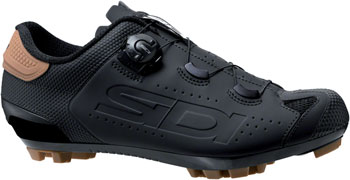 SIDI Dust Mountain Clipless Shoes - Black/Black, 39 Black PAA Mountain Biking Shoes
