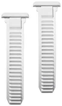 SIDI Caliper Buckle Straps - White EA Shoe Parts