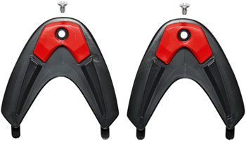 SIDI C-Boost SRS Toe Insert - Black/Red, 42-48 EA Shoe Parts