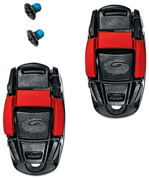 SIDI Caliper Buckle - Black/Red EA Shoe Parts