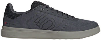 Five Ten Sleuth DLX Canvas Flat Shoes - Men's, Gray Six/Core Black/Olive Strata, 6.5 Gray Six/Core Black/Olive Strata PAA Flat Pedal Shoes