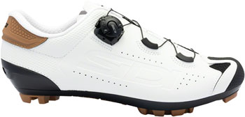 SIDI Dust Gravel Shoes - White/Black, 41.5 White/Black PAA Mountain Biking Shoes