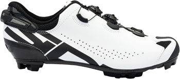 SIDI Tiger 2S SRS Mountain Clipless Shoes - White/Black, 45.5 White/Black PAA Mountain Biking Shoes