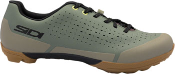 SIDI Asper Laces Gravel Shoes - Military, 50 Military Yellow PAA Mountain Biking Shoes