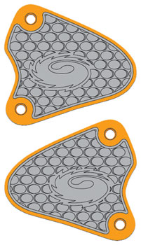 SIDI MTB SRS Metatarsus Insert - Yellow, 39/40 PAA Shoe Parts