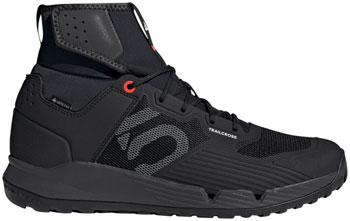 Five Ten Trailcross GTX Flat Shoes - Men's, Core Black / Gray / Solar Red 7.5 PAA Flat Pedal Shoes