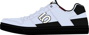 Five Ten Freerider Flat Shoes - Women's, Crystal Sky/Off White/Core Black, 9 PAA Flat Pedal Shoes