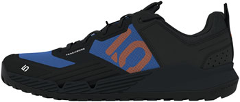 Five Ten Trailcross XT Flat Shoes - Men's, Core Black/Pure Orange/Ray Blue, 7.5 PAA Flat Pedal Shoes
