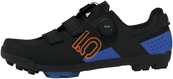 Five Ten Kestrel BOA Mountain Clipless Shoes - Men's, Core Black/Pure Orange/Ray Blue, 8 Core Black/Pure Orange/Ray Blue PAA Mountain Biking Shoes