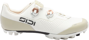 SIDI Dominator X XC Clipless Shoes - Women's, Ice White/Sand, 40.5 Ice White/Sand PAA Mountain Biking Shoes