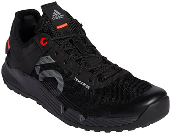 Five Ten Trailcross LT Flat Shoes - Women's, Core Black / Gray Two / Solar Red, 9.5 Core Black / Gray Two / Solar Red PAA Flat Pedal Shoes