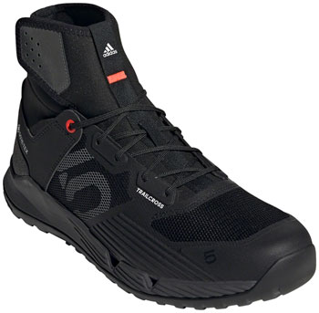 Five Ten Trailcross GTX Flat Shoes - Men's, Core Black / DGH Solid Gray / FTWR White, 12 Core Black / DGH Solid Gray / FTWR White PAA Flat Pedal Shoes