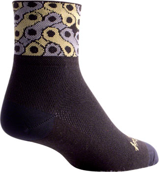 SockGuy Classic Links Socks - 3", Black, Large/X-Large Black PAA Socks