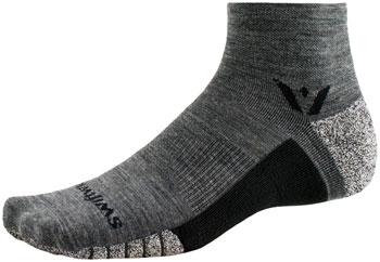 Swiftwick Flite XT Trail Quarter Crew Socks - 2", Heather, X-Large Heather PAA Socks