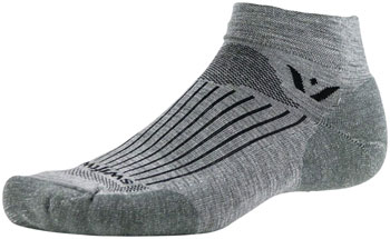 Swiftwick Pursuit Ankle Socks - Heather, Small Heather PAA Socks