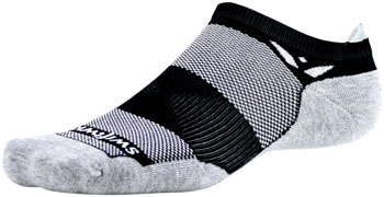 Swiftwick Maxus No Show Socks - No Show, Black, Large Black PAA Socks
