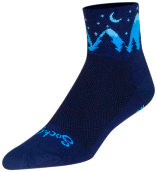 SockGuy Classic Midnight Socks - 3", Black, Large/X-Large Black PAA Socks