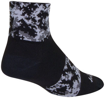 SockGuy Classic Dark Side Socks - 3", Small/Medium Black PAA Socks