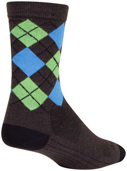 SockGuy Wool Highlander Socks - 6", Large/X-Large Brown PAA Socks