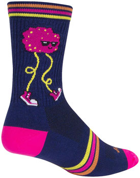 SockGuy Meatball Crew Socks - 6", Large/X-Large Meatball PAA Socks