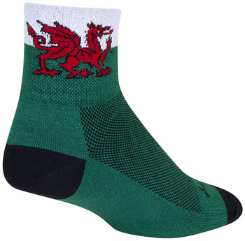 SockGuy Classic Welsh Socks - 3", Small/Medium Welsh PAA Socks