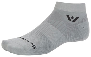 Swiftwick Aspire Ankle Socks - Circuit Pewter, XLarge Circuit Pewter PAA Socks