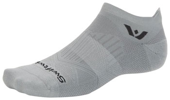 Swiftwick Aspire No Show Socks - Circuit Pewter, XLarge Circuit Pewter PAA Socks