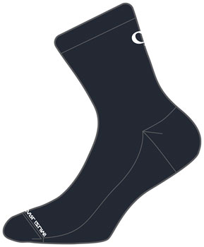 Pearl Izumi Transfer 4inch Socks - X-Large, Dark Navy Dark Navy EA Socks