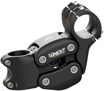 Cirrus Cycles Kinekt Suspension Stem - 100, 31.8 Clamp, +30, 1-1/8", Alloy, Black EA Stems