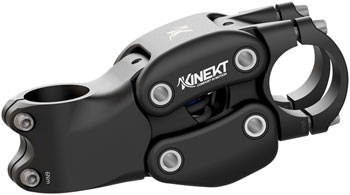 Cirrus Cycles Kinekt Suspension Stem - 105, 31.8 Clamp, +7, 1-1/8", Alloy, Black EA Stems