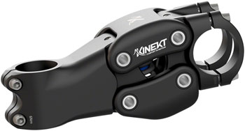 Cirrus Cycles Kinekt Suspension Stem - 120, 31.8 Clamp, +7, 1-1/8", Alloy, Black EA Stems