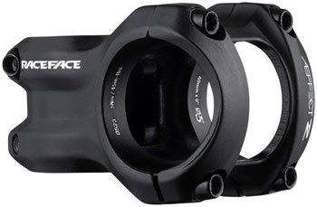 RaceFace Aeffect R Stem - 40mm, 35 mm Clamp, +/-0, 1 1/8", Aluminum, Black EA Stems