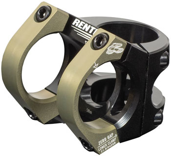 Renthal Apex Stem - 31mm, 31.8 Clamp, +/-5, 1 1/8", Aluminum, Black/Gold EA Stems