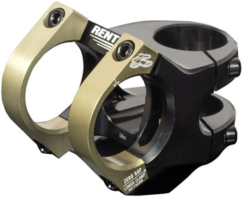 Renthal Apex 35 Stem - 50mm, 35 Clamp, +/-5, 1 1/8", Aluminum, Black/Gold EA Stems