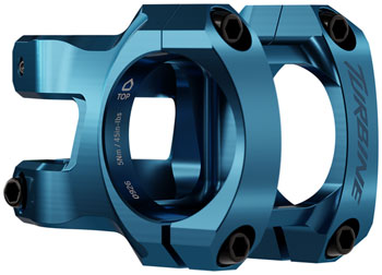 RaceFace Turbine Stem - 40mm, 35mm Clamp, +/-0, 1 1/8", Turquoise EA Stems