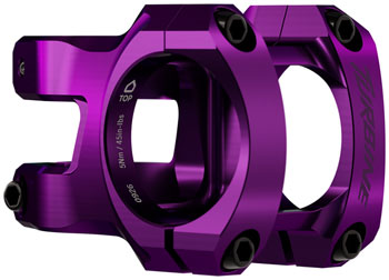 RaceFace Turbine Stem - 40mm, 35mm Clamp, +/-0, 1 1/8", Purple EA Stems