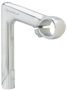 Nitto Dynamic Stem - 100mm, 26 Clamp, -18, 22.2-24tpi Quill, Aluminum, Silver EA Stems