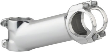 MSW 17 Stem - 100mm, 31.8 Clamp, +/-17, 1 1/8", Aluminum, Silver EA Stems