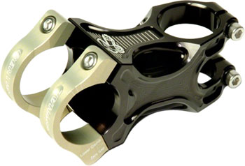 Renthal Apex Stem - 60mm, 31.8 Clamp, +/-6, 1 1/8", Aluminum, Black/Gold EA Stems