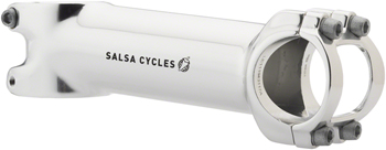 Salsa Guide Stem - 110mm, 31.8 clamp, +/-6, 1 1/8", Aluminum, Silver EA Stems