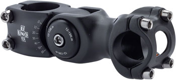 Kalloy 820 Stem - 90mm, 25.4 Clamp, Adjustable, 1 1/8", Aluminum, Black EA Stems