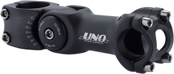 Kalloy 820 Stem - 110mm, 25.4 Clamp, Adjustable, 1 1/8", Aluminum, Black EA Stems